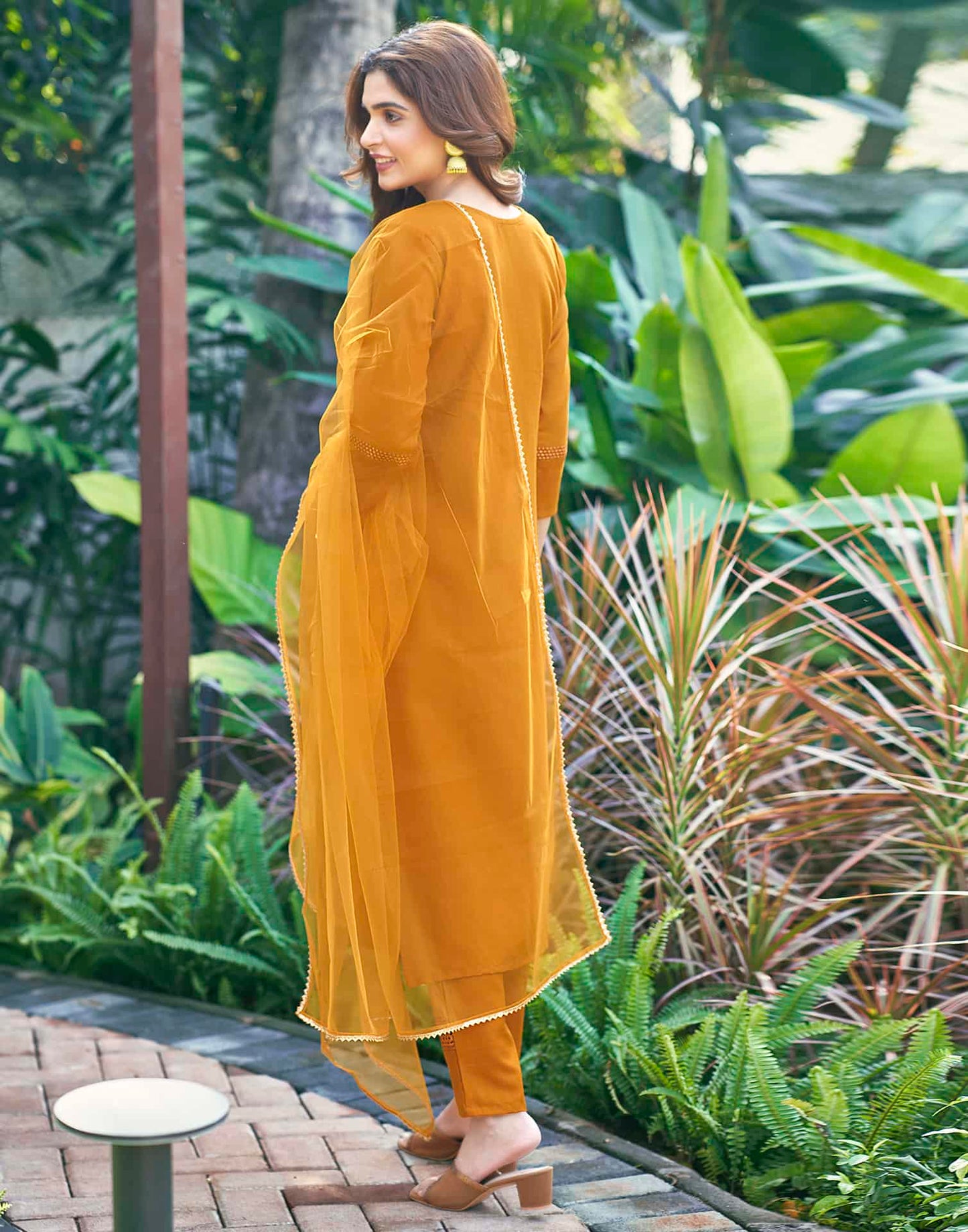 Affordable cotton kurti pant set with dupatta under 999