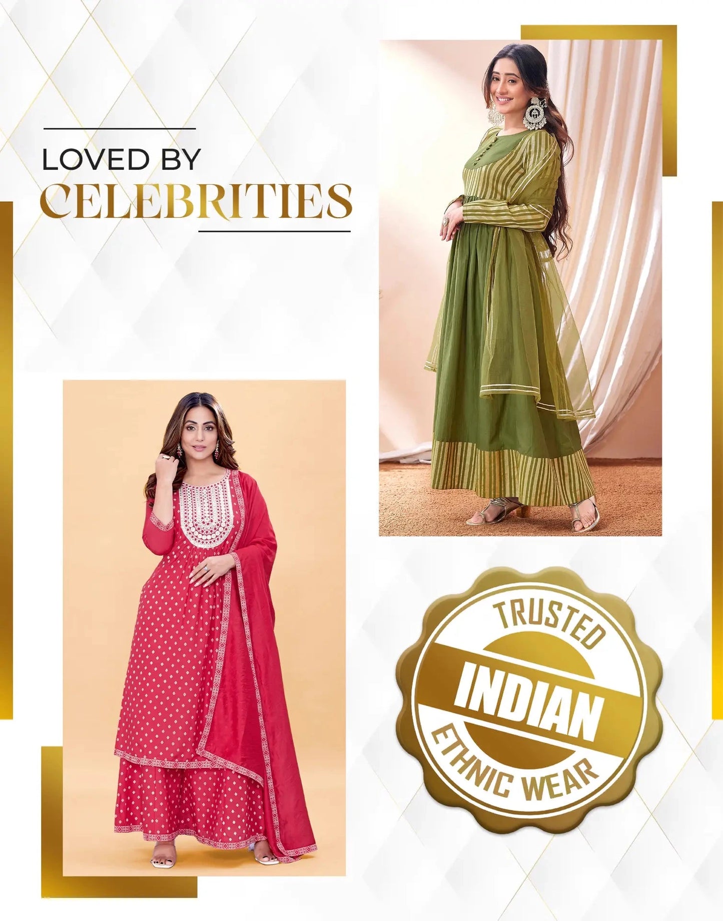 Cotton Printed Straight Kurta with Pant & Dupatta