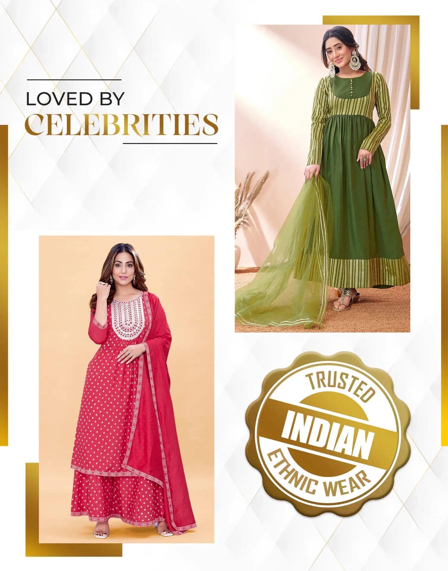 Affordable festival kurta set 