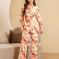 Rayon Printed V-Neck Co-ord Set