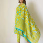 Green Cotton Printed Straight Kurta with Pant & Dupatta for Women