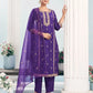 Silk Blend Embroidered Straight Kurta with Pant & Dupatta