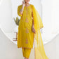 Yellow Silk Blend Embroidery and Mirror Work Straight Kurta Set for Women with Pant & Dupatta