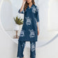 Blue cotton affordable co-ord set