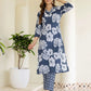 Cotton Printed Straight Kurta with Pant & Dupatta