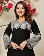 Cotton Printed V-Neck Co-ord Set
