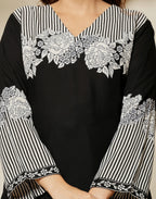 Cotton Printed V-Neck Co-ord Set