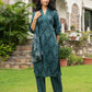 Affordable v neck kurta set 