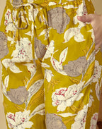Rayon Printed V-Neck Co-ord Set