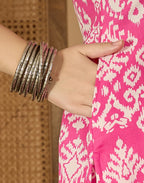Cotton Blend Printed V-Neck Co-ord Set