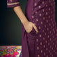 Cotton Blend Printed Straight Kurta with Pant & Dupatta