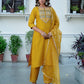 Festival kurta set under 999 with silk embroidery and round neck