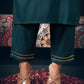 Silk Blend Embroidered Straight Kurta with Pant & Dupatta