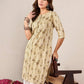 Rayon Printed Straight Kurti