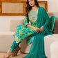 Rayon Printed Straight Kurta with Pant & Dupatta