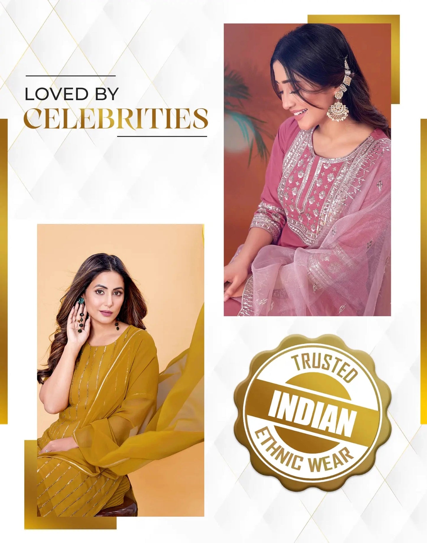 Silk Blend Embroidery and Sequins Work Straight Kurta with Pant & Dupatta