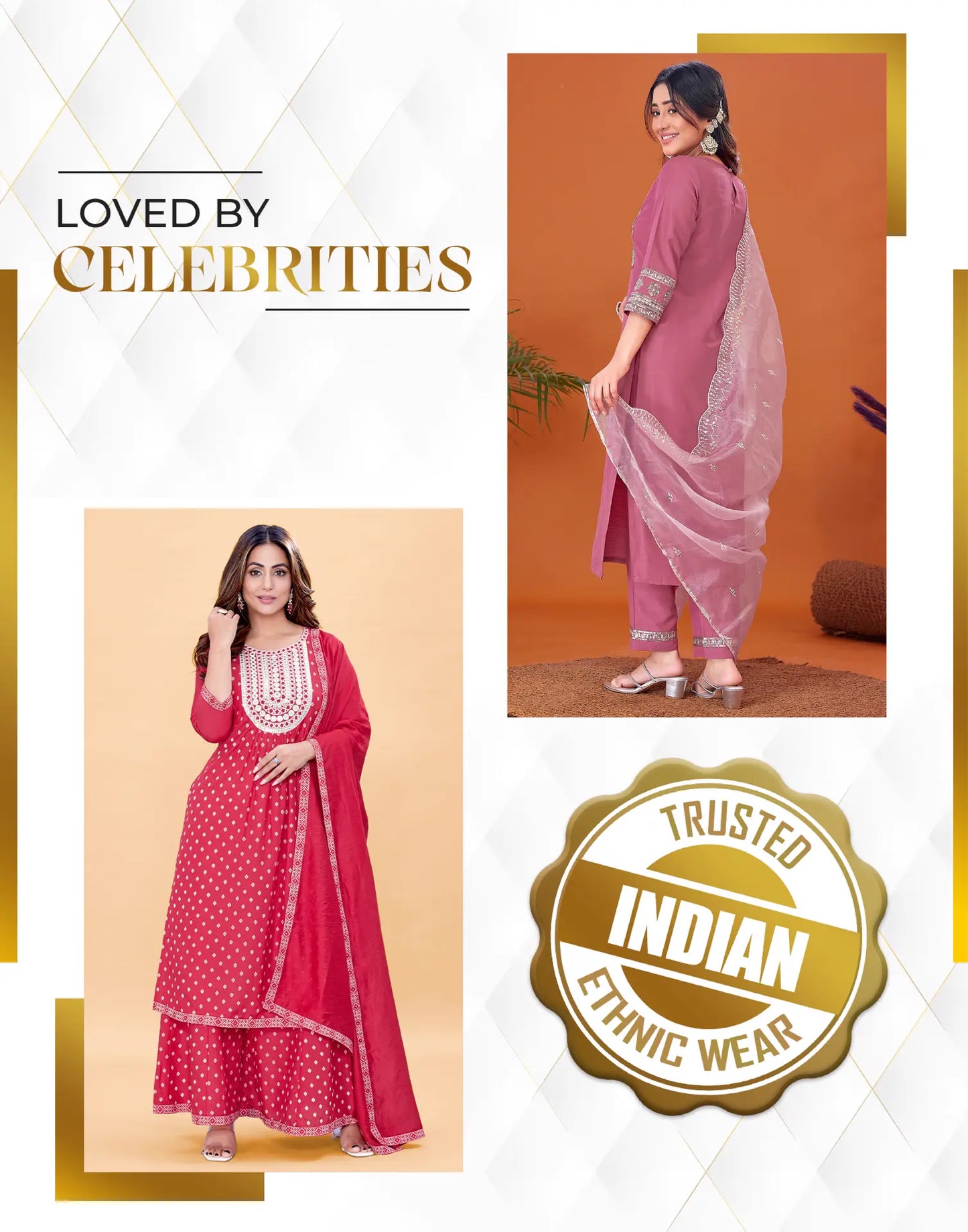 Cotton Embroidered Straight Kurti