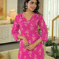 Cotton Printed Straight Kurti