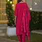 Affordable velvet kurta set for women by skylee