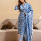 Cotton Printed Straight Kurta with Pant & Dupatta