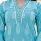 Cotton Printed, Embroidery and Sequins Work, Lace Straight Kurta with Pant & Dupatta