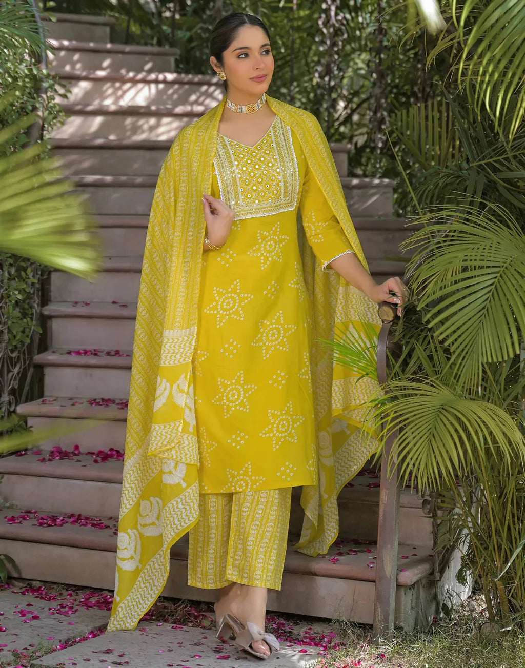 Skylee Viscose Rayon Embroidered Straight 3 Piece Kurta Set For Woman
