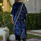 velvet kurta set for women