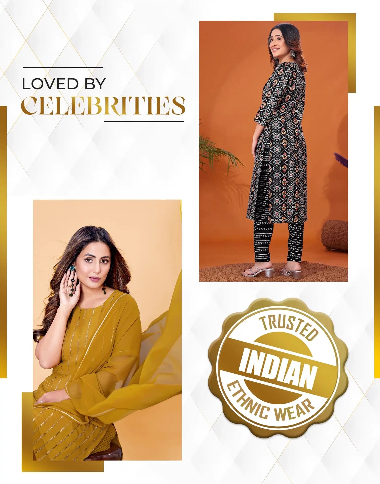 Affordable festival kurta set 