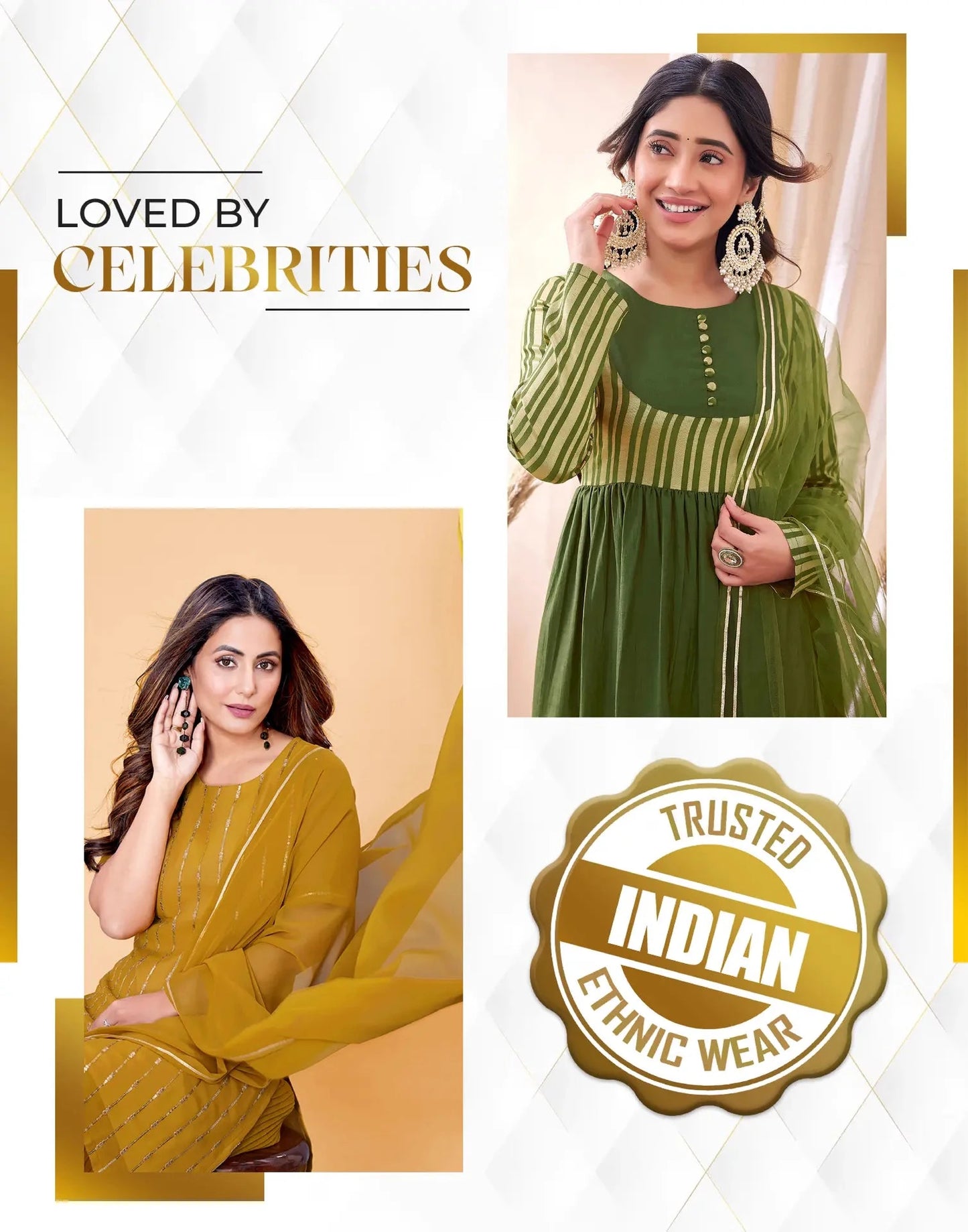 Affordable Green Kurta Set with dupatta 