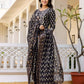Cotton Printed Straight Kurta with Pant & Dupatta