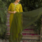 Silk Embroidered V-Neck Straight Kurta with Pant & Dupatta