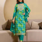 Rayon Printed Straight Kurta with Pant & Dupatta