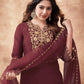 Maroon Affordable Festive Kurta Set for Women