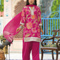 Crepe Printed V-Neck Straight Kurta with Pant & Dupatta
