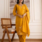 Silk Blend Embroidered Straight Kurta with Pant & Dupatta