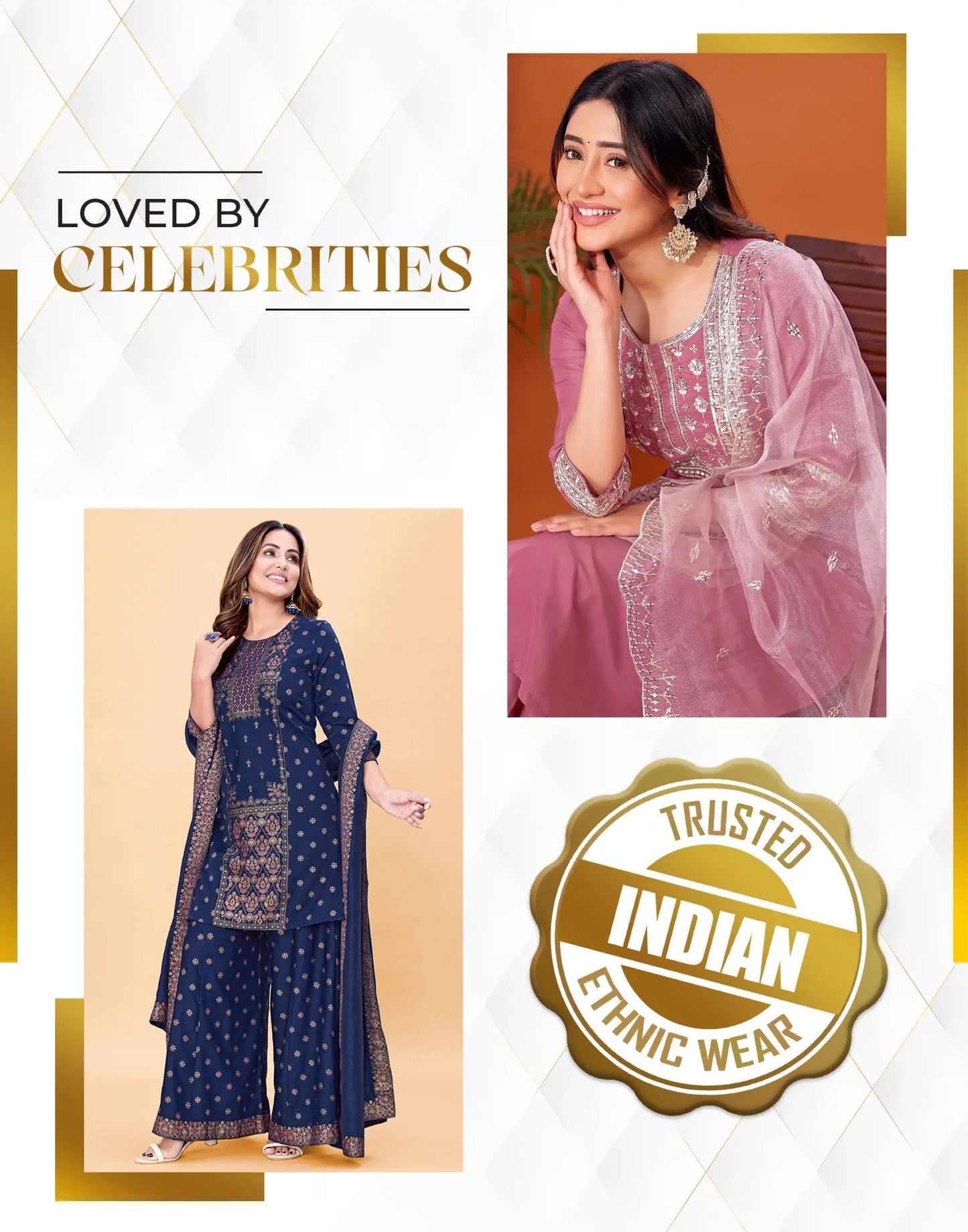 Rayon Straight Printed Square Neck Kurta with Pant & Dupatta