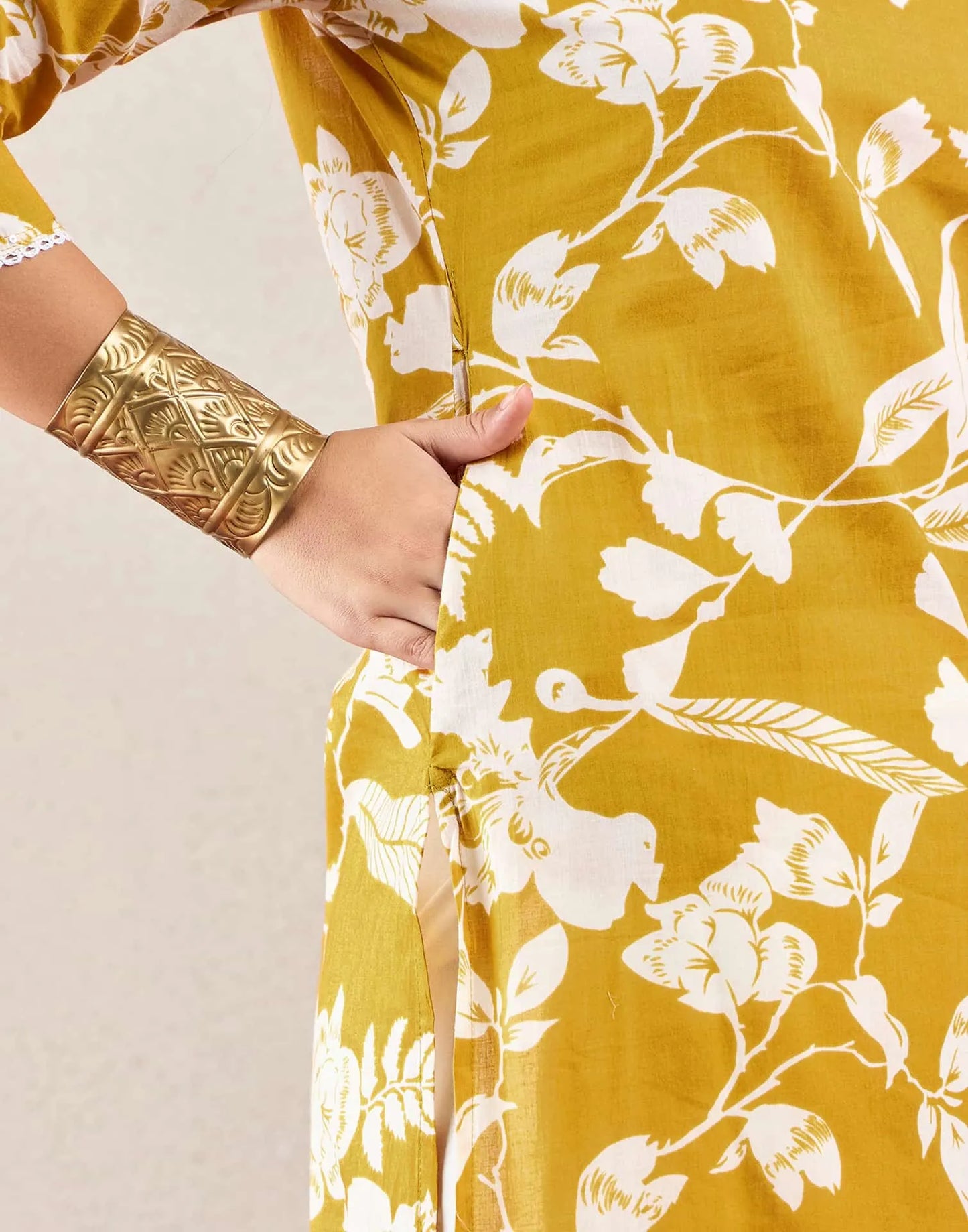 Cotton Printed Straight Kurti