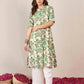 Cotton Printed Straight Kurti