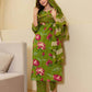 Cotton Printed Straight Kurta with Pant & Dupatta