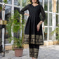 Rayon Foil Print and Gota Lace Straight Kurta with Pant & Dupatta