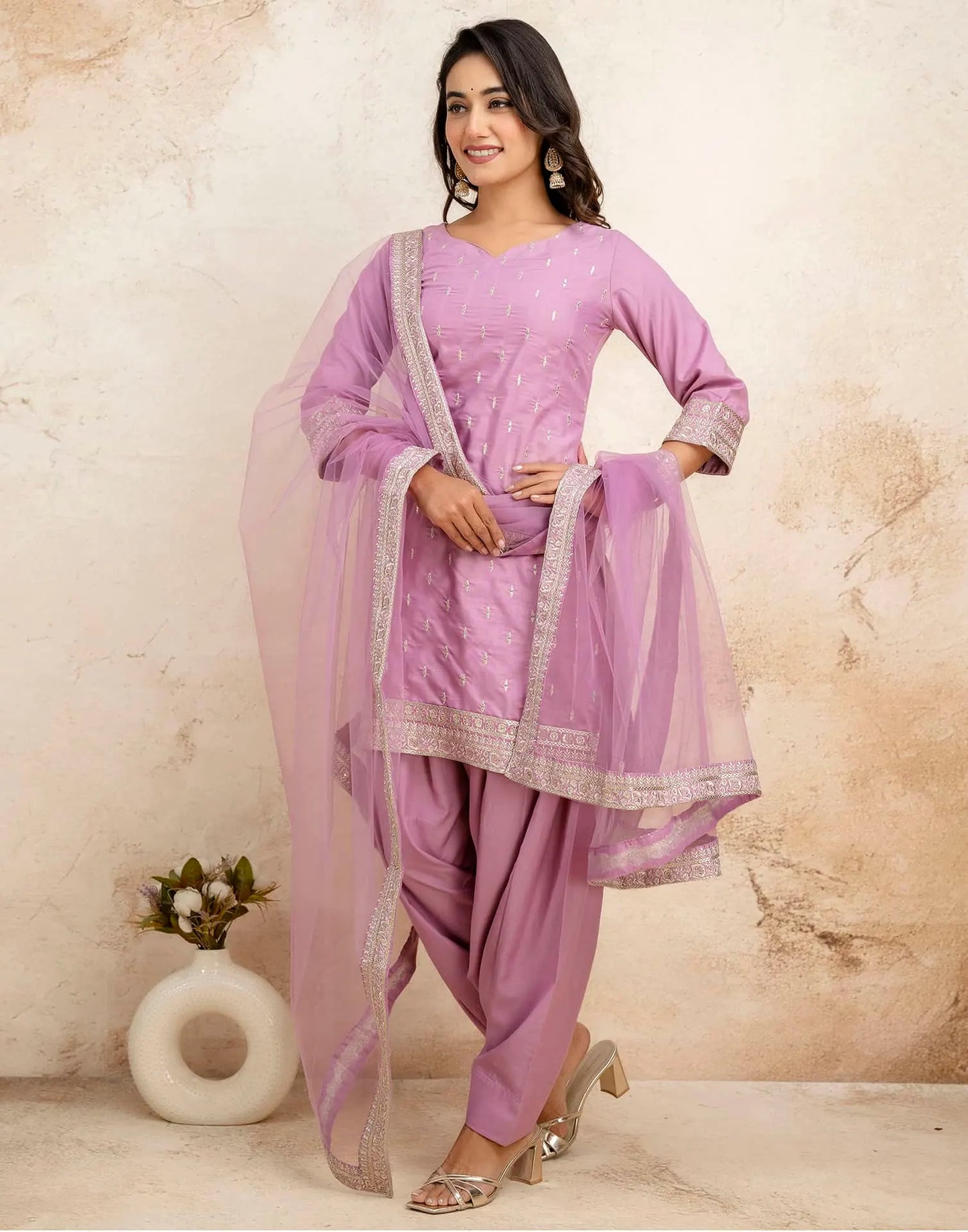 Rayon Straight Kurta Set with Sequence Embroidery under 1000