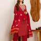 Cotton Printed Straight Kurta with Pant & Dupatta