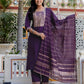 Silk Blend Weaving and Lace Straight Kurta with Pant & Dupatta