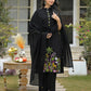 Cotton Embroidered Mandarin Collar Straight Kurta with Pant & Dupatta