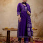 Affordable Purple Cotton Printed Straight Kurta Set Bandhani Print