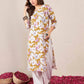 Cotton Printed Straight Round Neck Kurti
