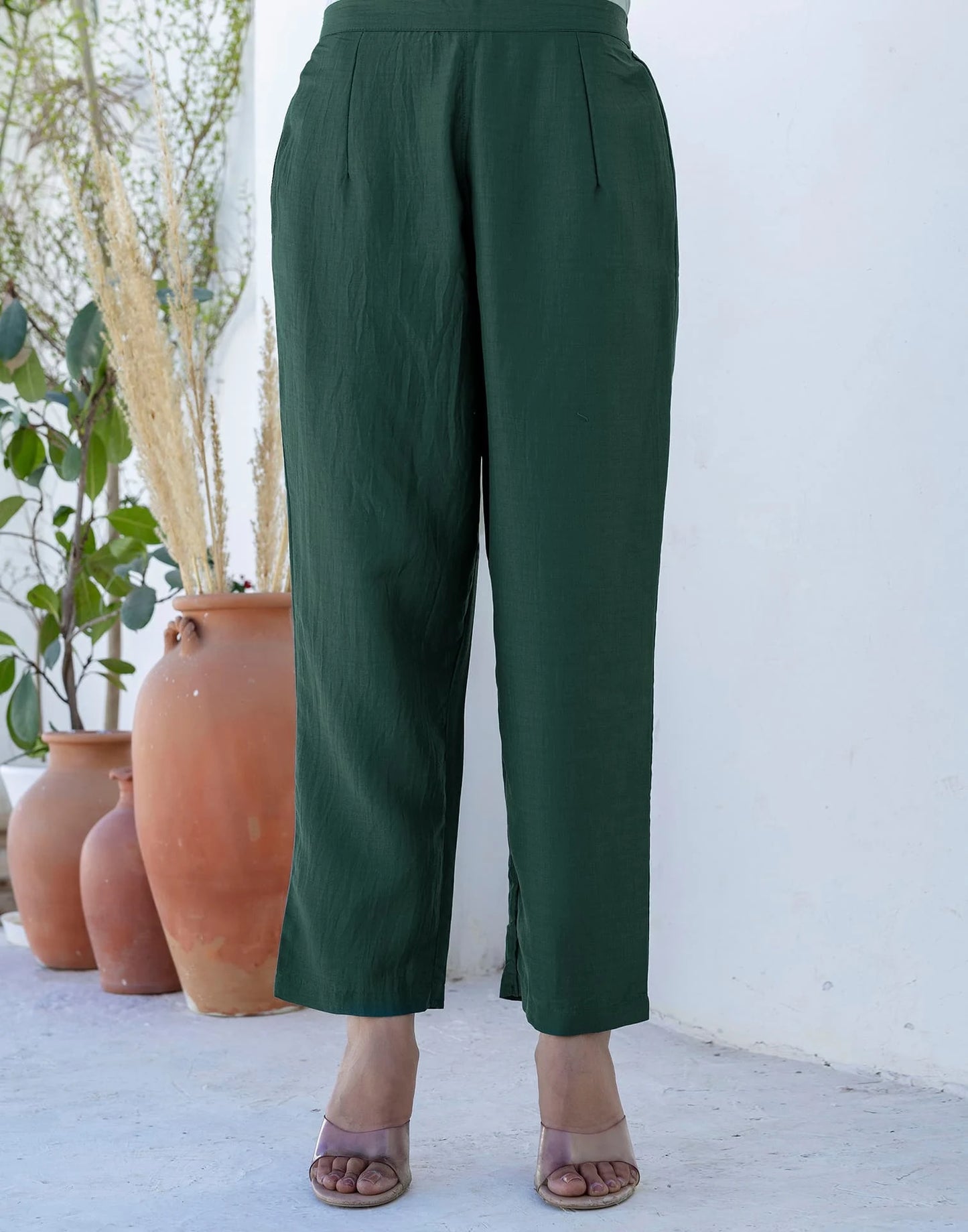 Silk Blend Embroidery, Sequin Work and Embroidery Lace Straight Kurta with Pant & Dupatta