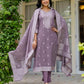 V Neck Cotton Kurta Set with Dupatta Under 1299 for Festive Wear