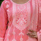 Cotton Woven Design Straight Kurta with Pant & Dupatta