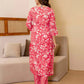 Cotton Printed Straight Kurta with Pant & Dupatta